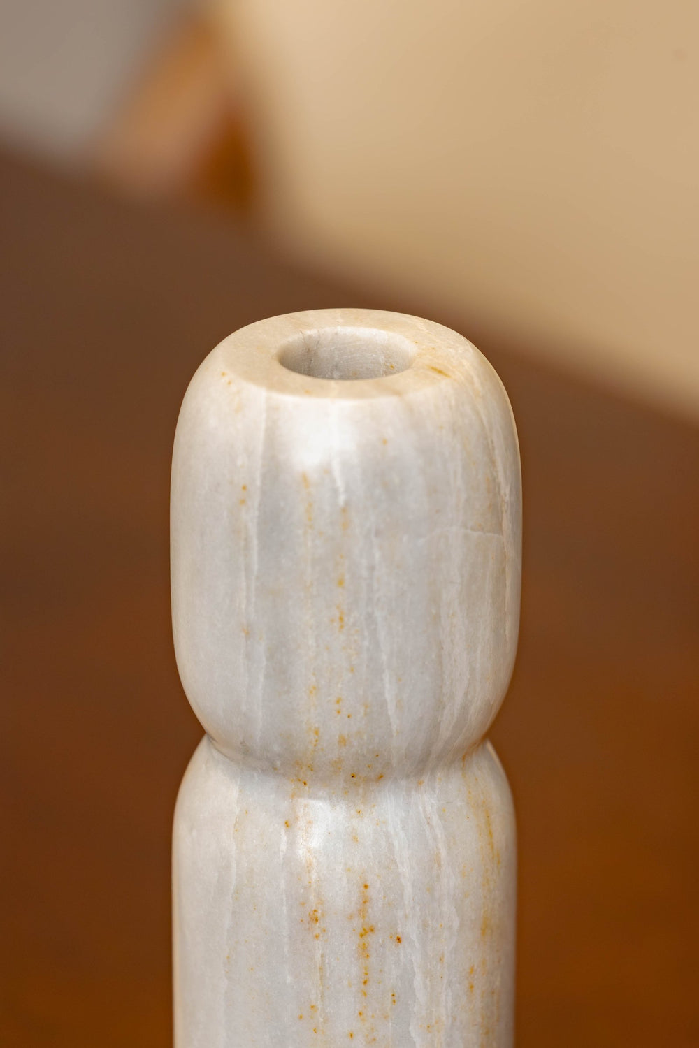 02-macro | FLAMME Candle Holders — the Turkish white marble up close