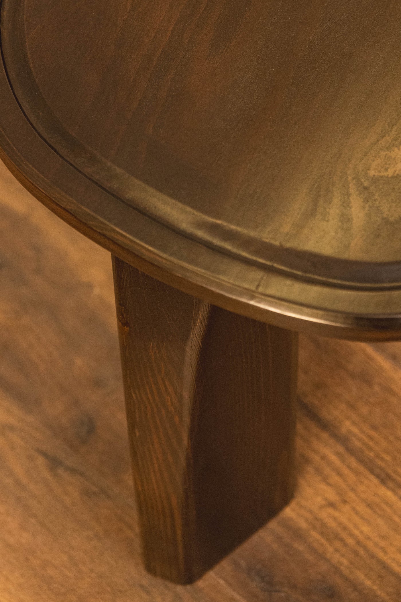 KEMET Coffee Table in solid beech with pine legs, view 6