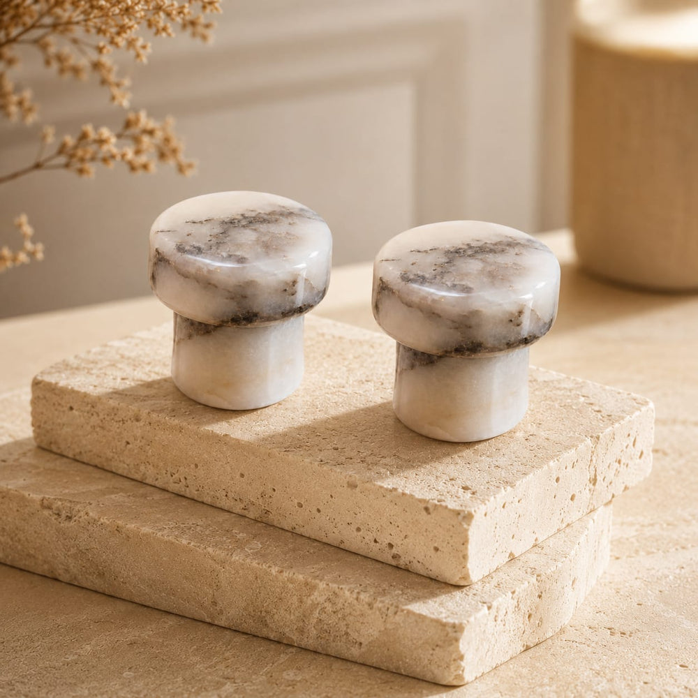 MARBLE Round Knobs in marble, view 5