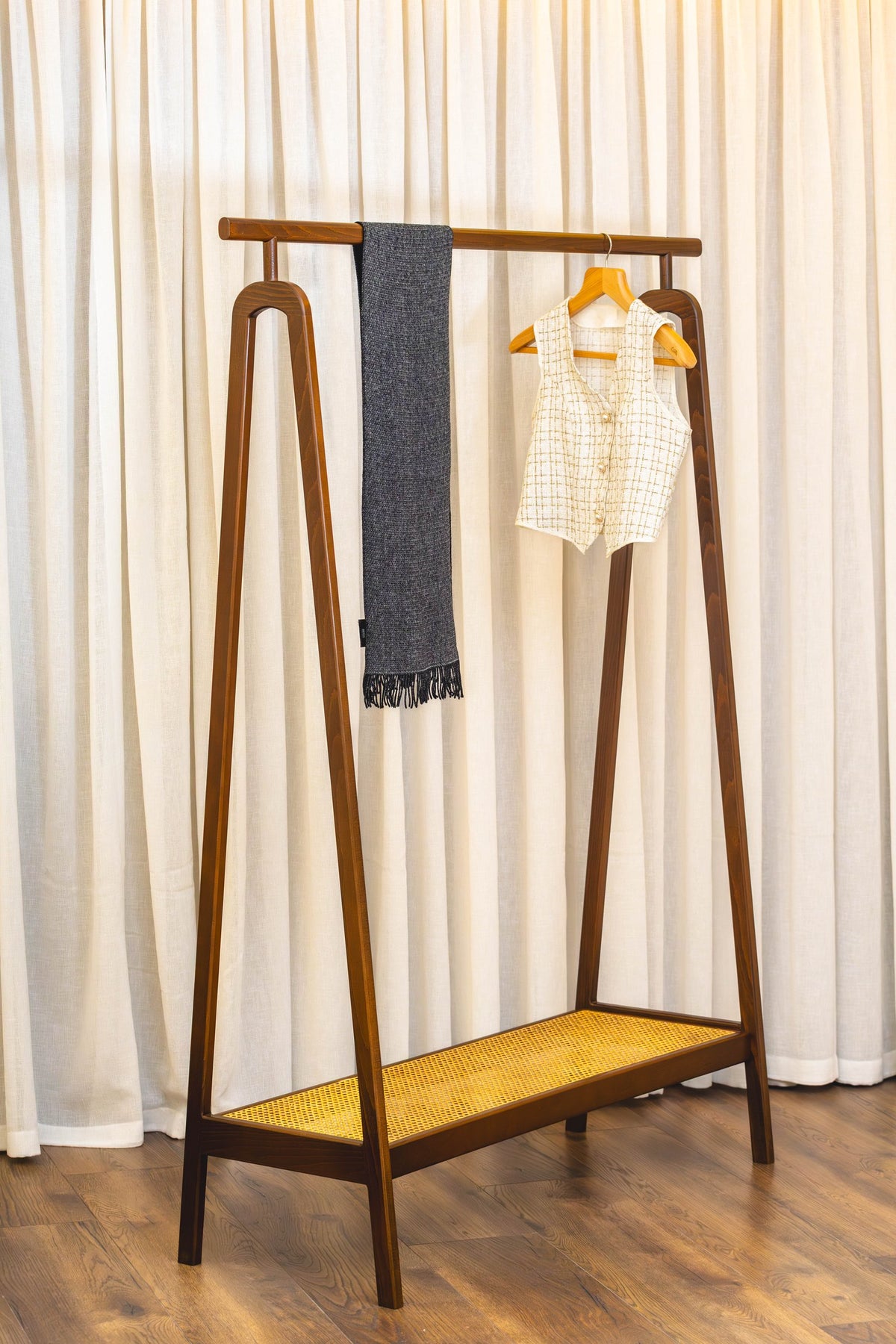 03-real | SOLNE Hanger — hung with clothes